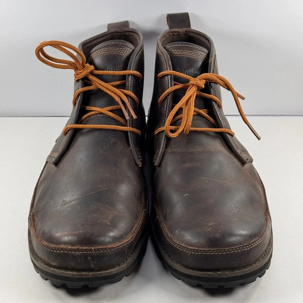 Timberland Earthkeepers Brown Leather Chukka Boots Mens 12M 84587 Lug Sole